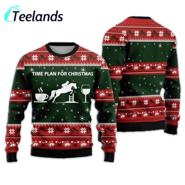 Time Plan For Ugly Christmas Sweater