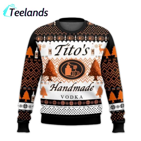 Titos Handmade Vodka Ugly Sweater