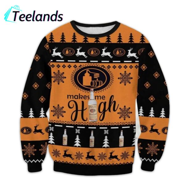 Titos Make Me High Ugly Christmas Sweater