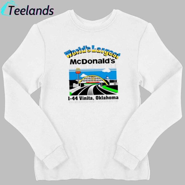 Vintage 90s worlds Largest Mcdonalds 1 44 Vinita Oklahoma Shirt