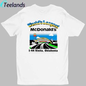 Vintage 90s worlds Largest Mcdonalds 1 44 Vinita Oklahoma Shirt