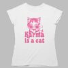 Angela Kinsey Karma Is a Cat Shirt 1