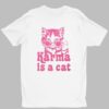 Angela Kinsey Karma Is a Cat Shirt