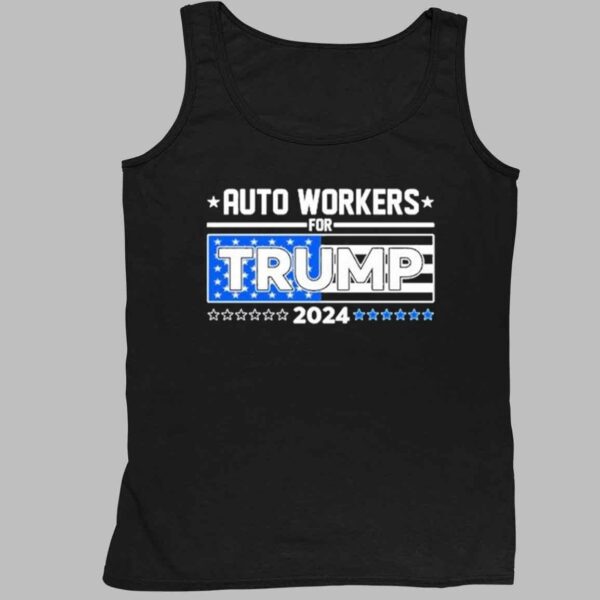 Auto Workers For Trump 2024 Detroit Shirt 4