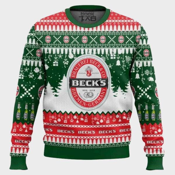 Beck's German Beer Ugly Sweater