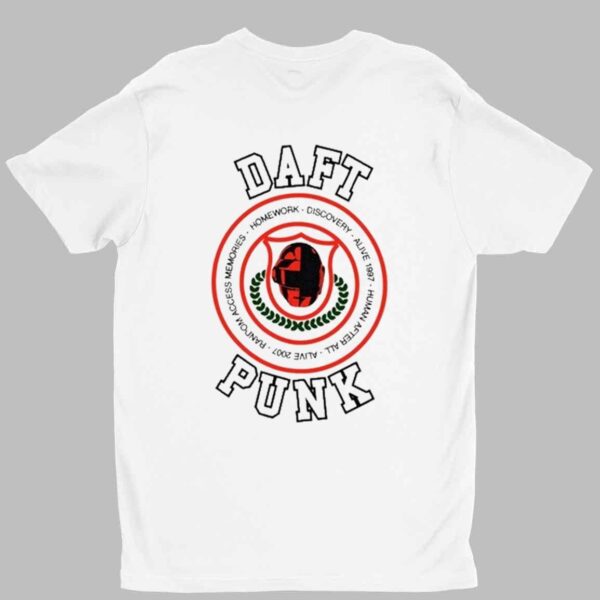 Daft Punk Da Funk Collegiate Shirt 1