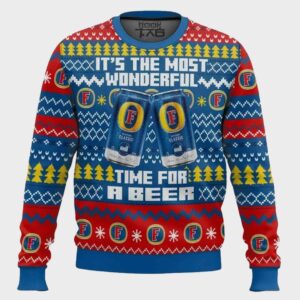 Fosters UK Beer Ugly Sweater