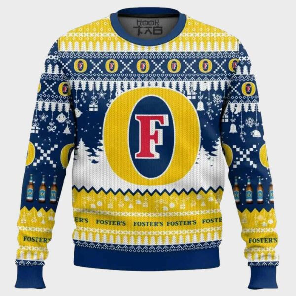 Fosters United Kingdom Beer Ugly Sweater