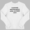 I Survived Renjun Hiatus April October 2024 Shirt 2