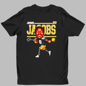 Josh Jacobs cartoon home run signature shirt 1