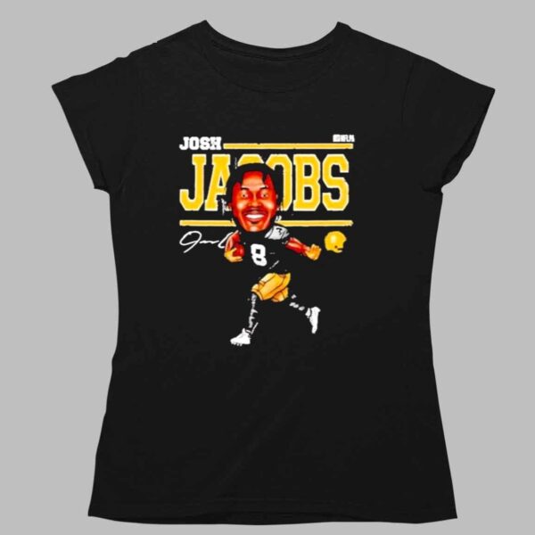 Josh Jacobs cartoon home run signature shirt