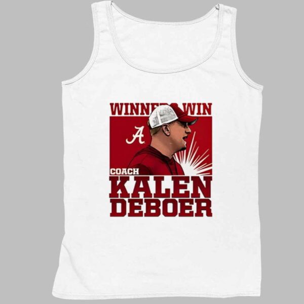 Kalen DeBoer Alabama Winner Win Shirt 4