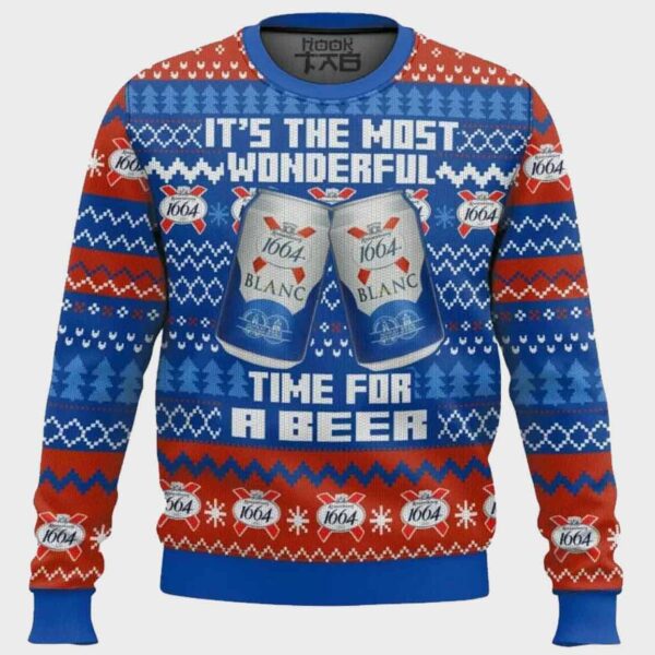 Kronenbourg 1664 UK Beer Ugly Sweater