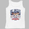 Los Angeles Dodgers Cartoon League Champions Caricatures Signature Shirt 4