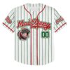 Moo Deng Christmas Personalized Baseball Jersey