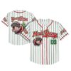 Moo Deng Christmas Personalized Baseball Jersey