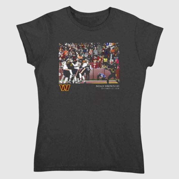 Noah Brown Washington Commanders NFL Flash Features Week 8 Shirt 1