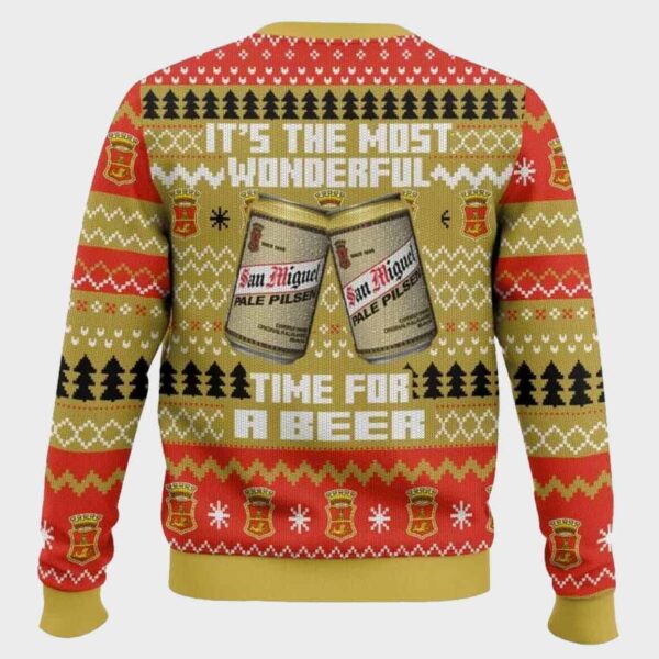 San Miguel UK Beer Ugly Sweater 1