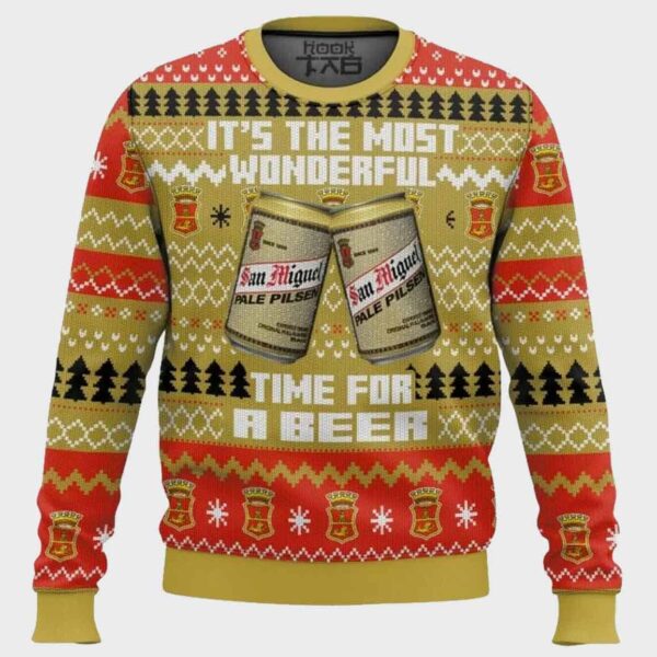 San Miguel UK Beer Ugly Sweater