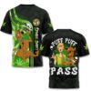 Scoobie Doobie Puff Puff Pass Neon Shirt