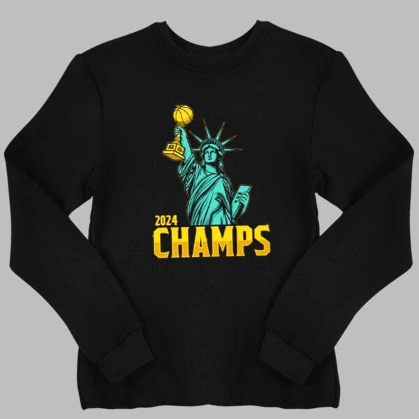 Statue Of Liberty New York Liberty 2024 WNBA Champs Shirt