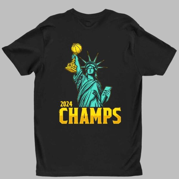 Statue Of Liberty New York Liberty 2024 WNBA Champs Shirt