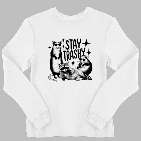 Stay Trashy Raccoon Opossum Shirt 2