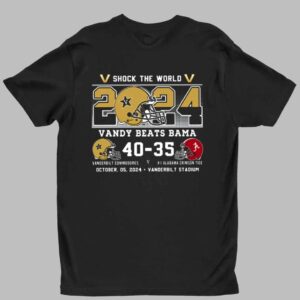 Vanderbilt Beats Alabama Shock The World Shirt 1