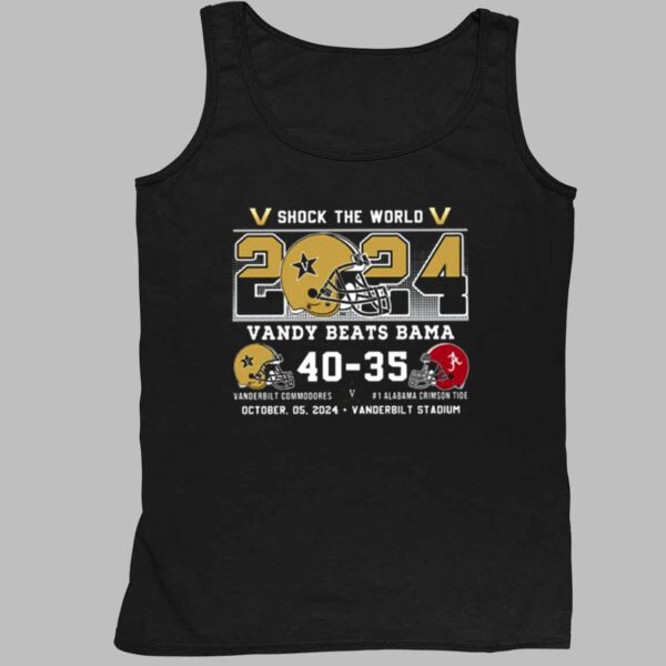 Vanderbilt Beats Alabama Shock The World Shirt 4