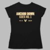 Vanderbilt Commodores Football Anchor Down Goes No 1 Shirt