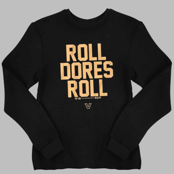 Vanderbilt Commodores Football Roll Dores Roll Shirt 2