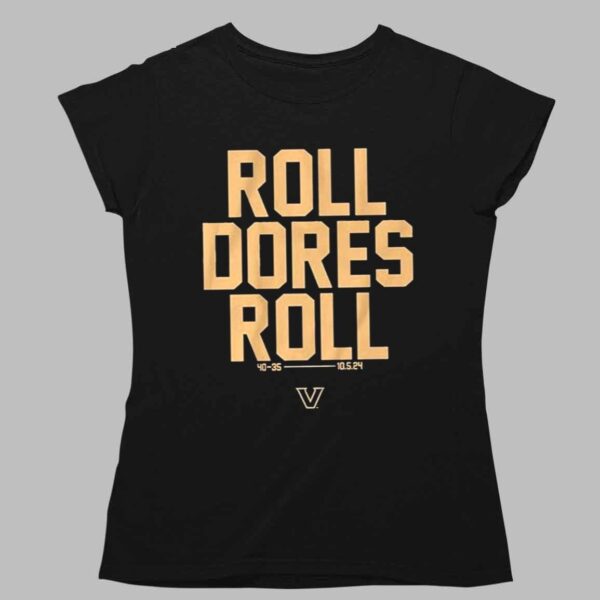 Vanderbilt Commodores Football Roll Dores Roll Shirt