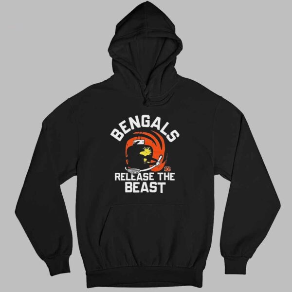 Woodstock The Peanuts x Cincinnati Bengals Release The Beast Shirt 3