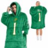 1 Notre Dame Football Unisex Blanket Hoodie 2