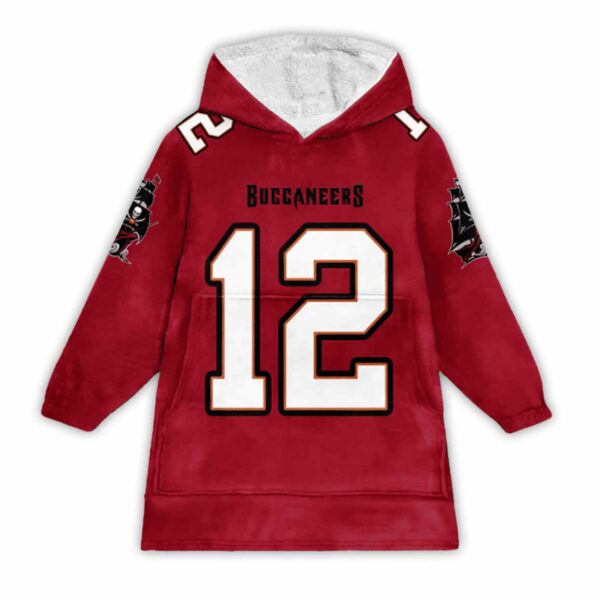 12 Tampa Bay Football Unisex Blanket Hoodie 1