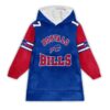 17 Josh Allen Buffalo Bills Football Unisex Blanket Hoodie 1