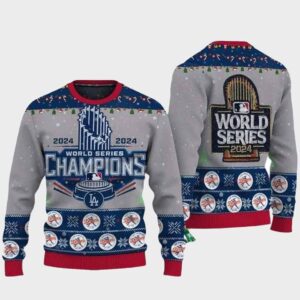 2024 LA World Series Champions Ugly Sweater