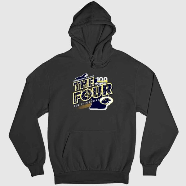 2024 MHSAA Football D3 The Four DeWitt Panthers Shirt 2