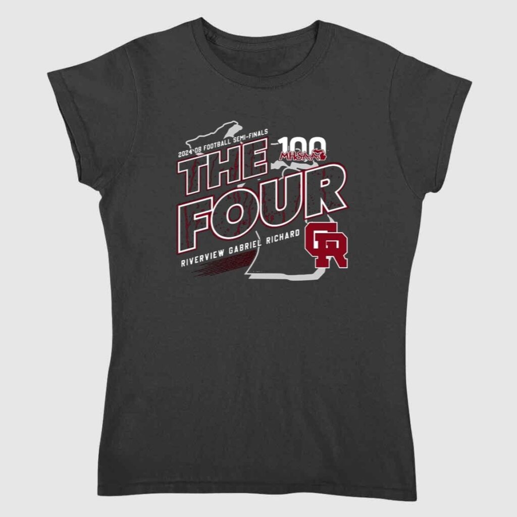 2024 MHSAA Football D8 The Four Riverview Gabriel Richard Shirt