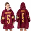 5 Washington Football Unisex Blanket Hoodie 3