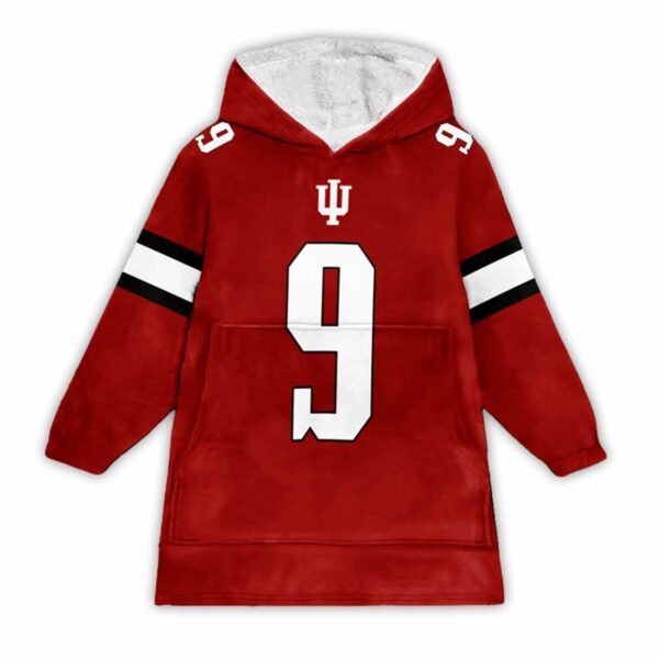 9 Indiana Football Unisex Blanket Hoodie 1