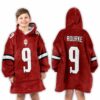 9 Indiana Football Unisex Blanket Hoodie 3