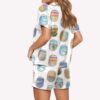 Airplane Window Travel Art Pajama Set 2