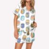 Airplane Window Travel Art Pajama Set 3