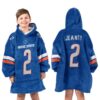 Ashton Jeanty Boise State Football Unisex Blanket Hoodie 3