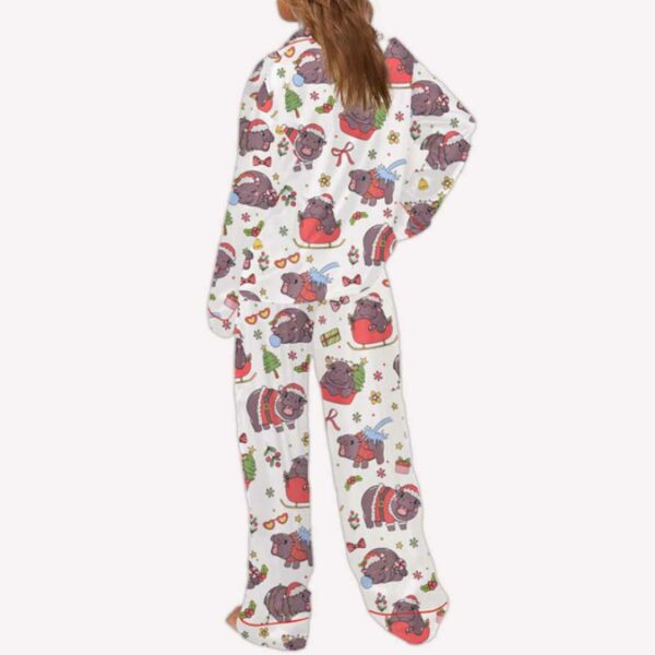 Baby Hippo Christmas Pajama Set 3