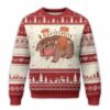 Baby Hippo Moo Deng Ugly Christmas Sweater