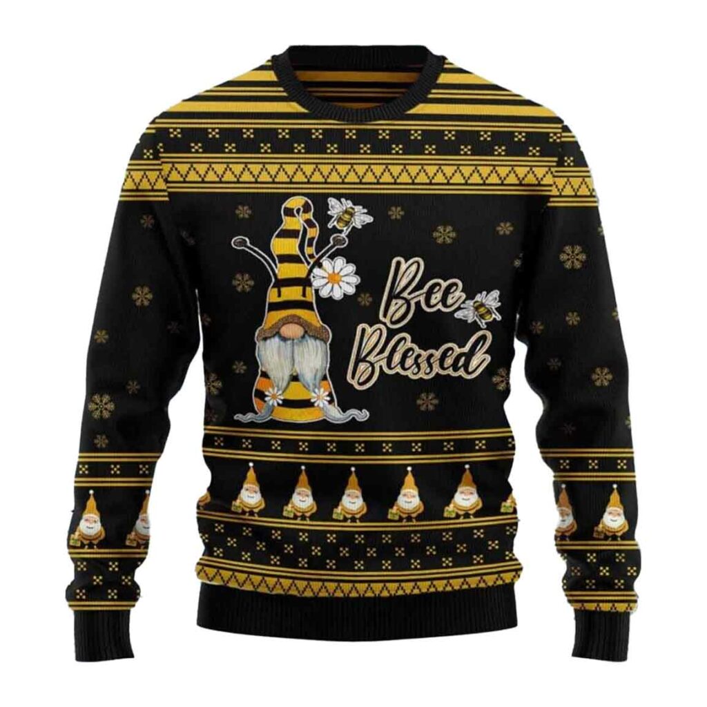 Bee Blessed Ugly Christmas Sweater