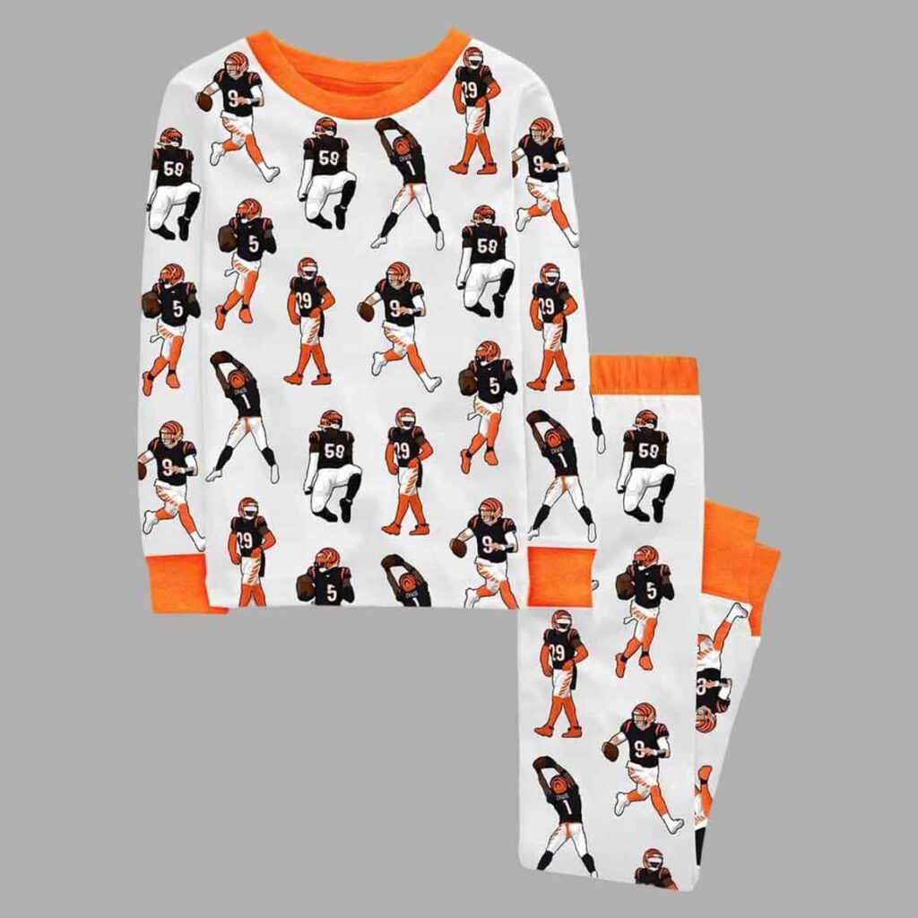 Bengals Football Pajama Set