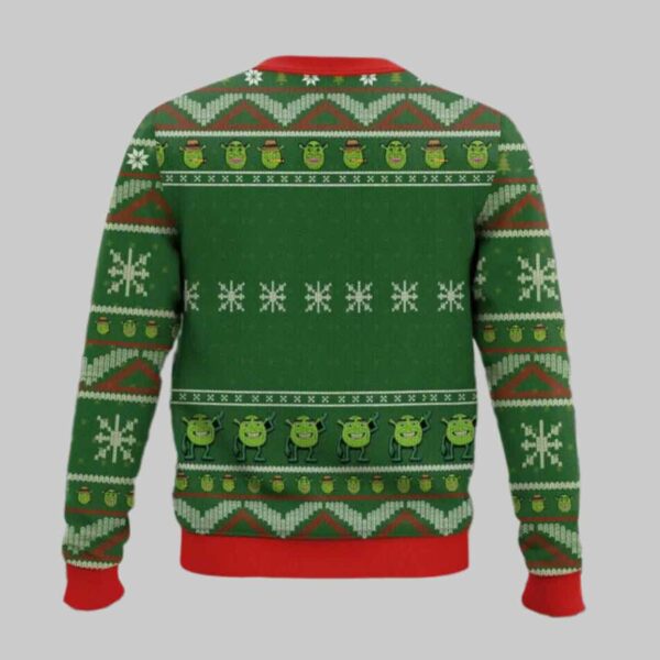 Beware Ogre Shrek Ugly Christmas Sweater 2